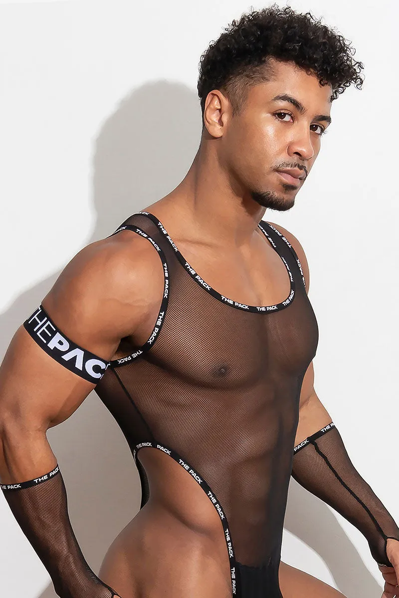 Argus Mesh Leotard /Black - Image 4